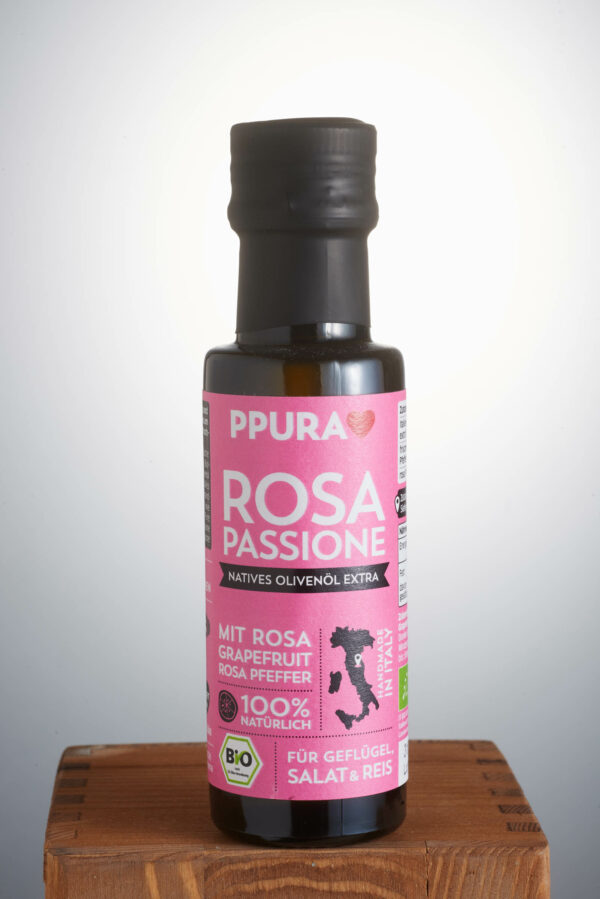 PPURA Natives Olivenöl Rosa Passione - Grapefruit und Pfeffer
